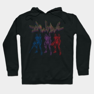 NERV Friends EVA 01 02 00 Hoodie